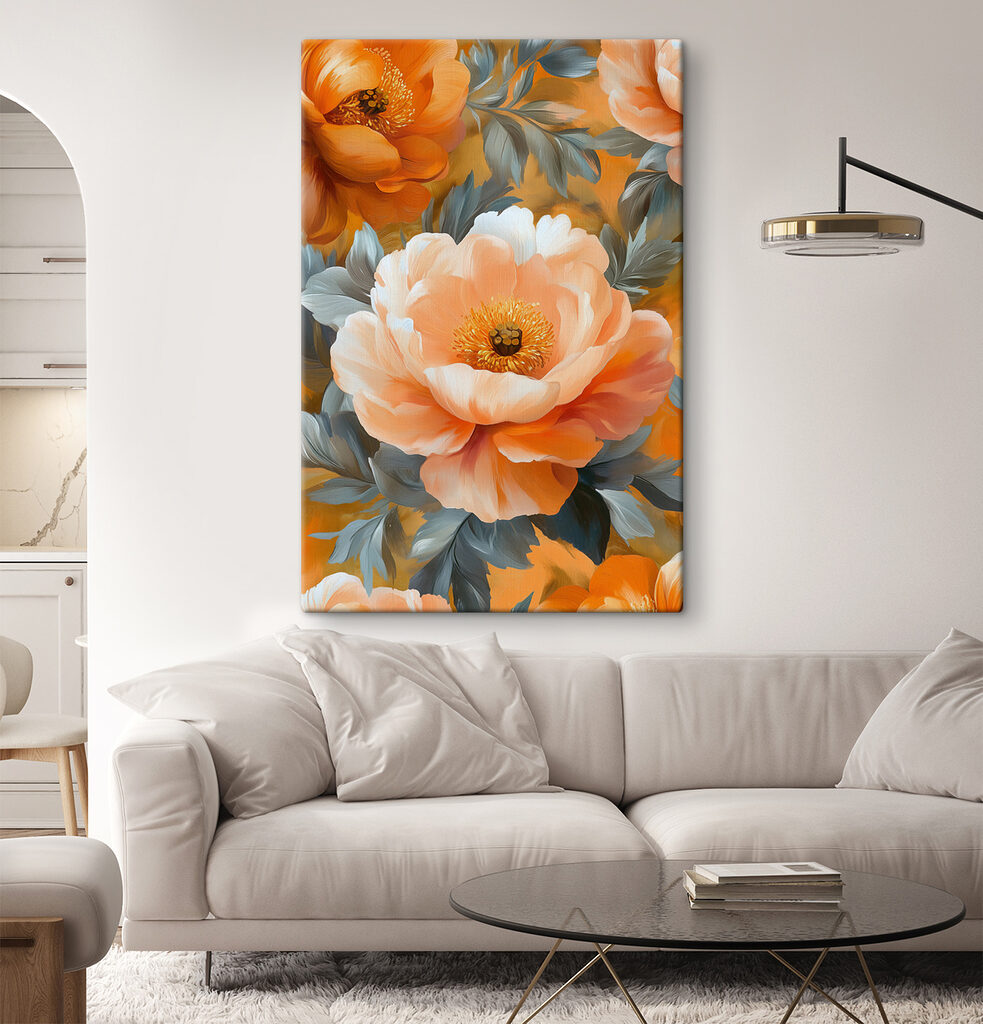 Vibrant peonies in soft hues Vibrant peonies in soft hues