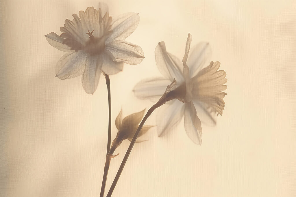 Delicate flowers in soft light Delicate flowers in soft light