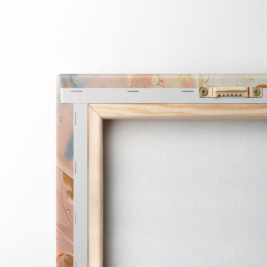 Tableaux Des pétales bleus ornent la toile. – Image 6