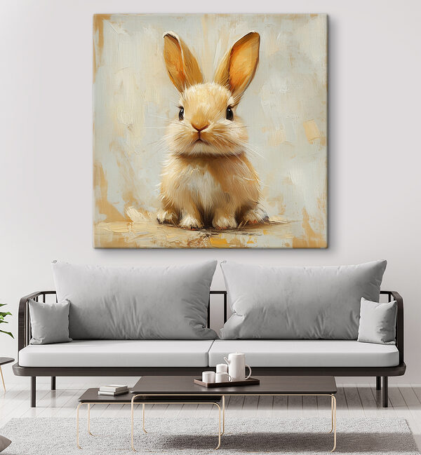 Gros plan sur un lapin Gros plan sur un lapin