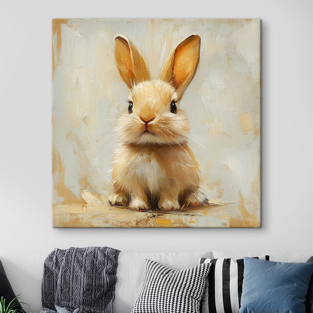 Close up of a rabbit