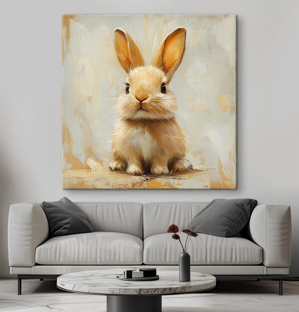Gros plan sur un lapin Gros plan sur un lapin