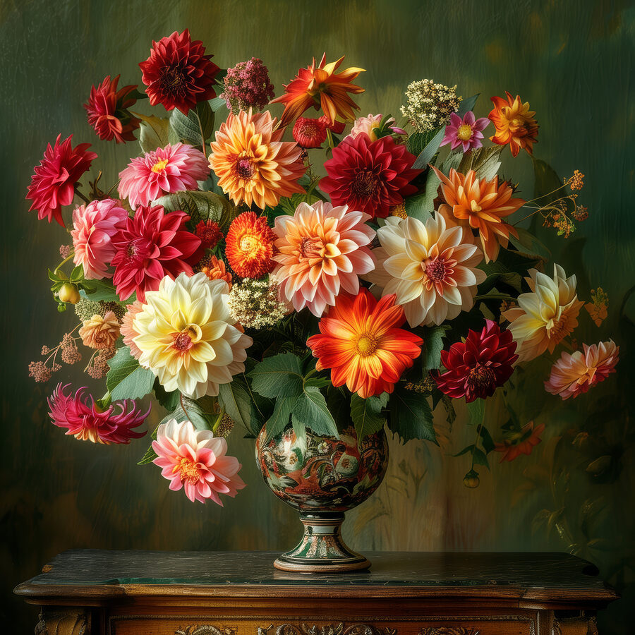 Vase de fleurs sur une table Vase de fleurs sur une table