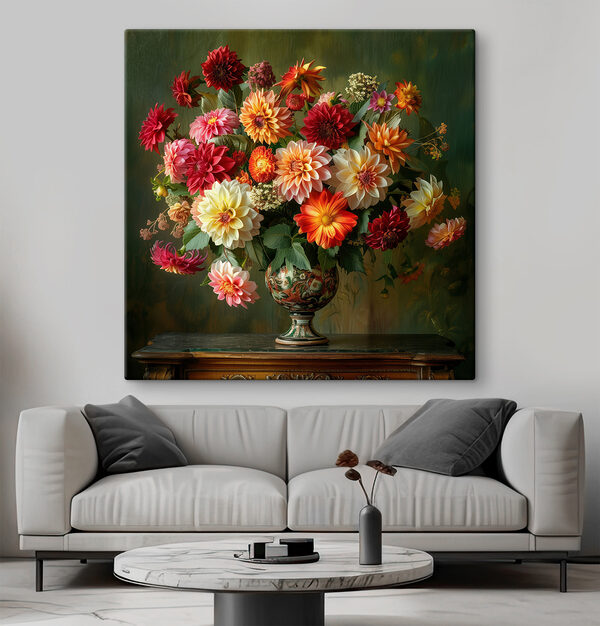 Vase de fleurs sur une table Vase de fleurs sur une table