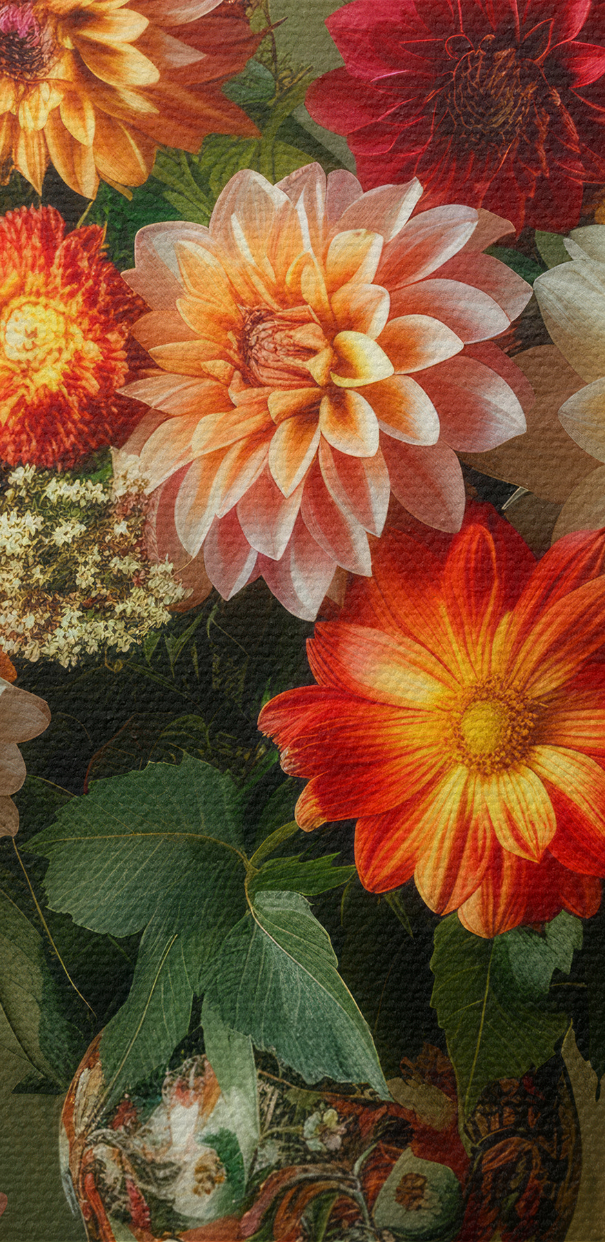 Vase de fleurs sur une table Vase de fleurs sur une table