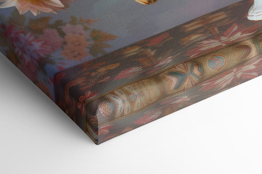 Vase avec des fleurs