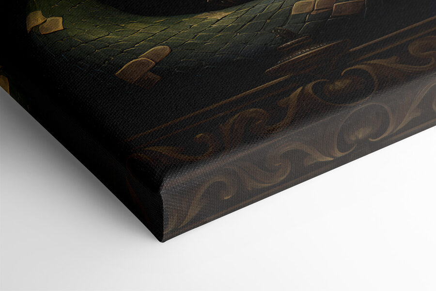 Serpent tenant un verre de vin Serpent tenant un verre de vin