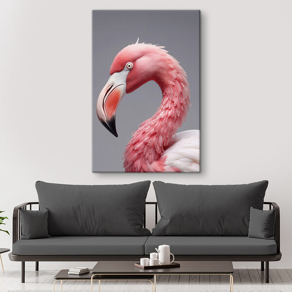 Gros plan d'un flamant rose Gros plan d'un flamant rose