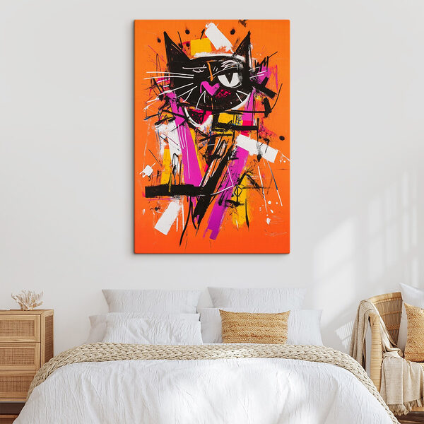 Peinture d'un chat Peinture d'un chat