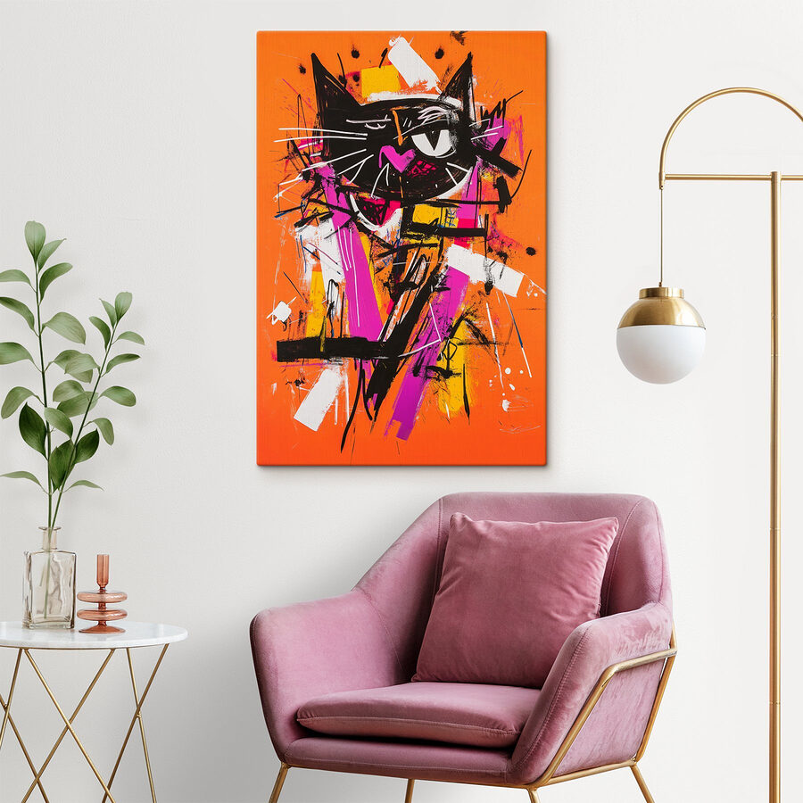 Peinture d'un chat Peinture d'un chat