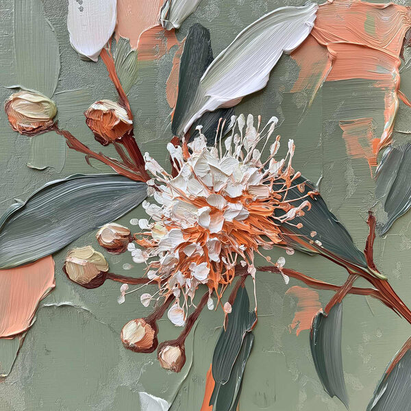 Peinture d'une fleur Peinture d'une fleur