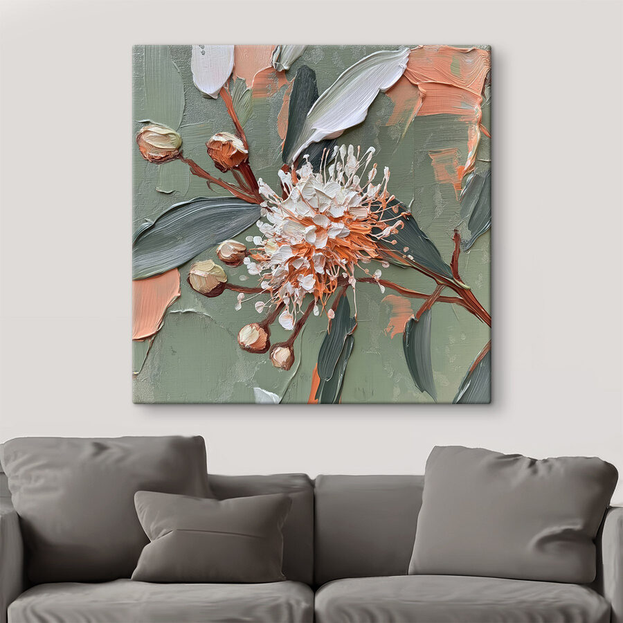 Peinture d'une fleur