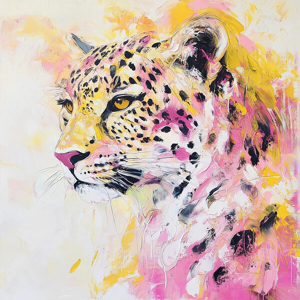 Peinture d'un guépard Peinture d'un guépard
