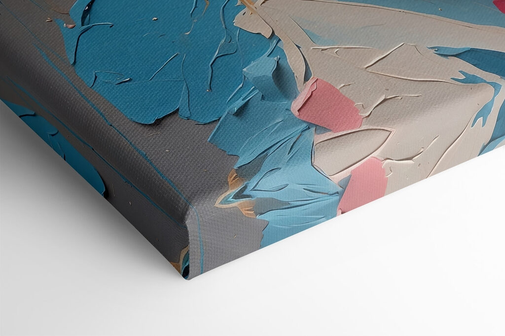 Face covered in flowers Face covered in flowers