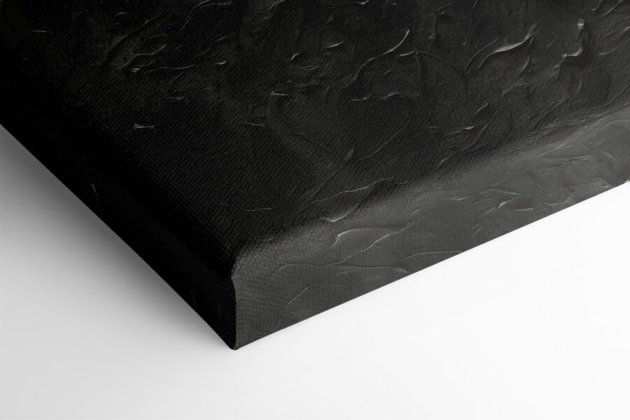 Surface texturée noire
