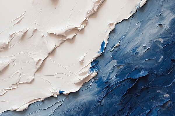 Gros plan sur une peinture Gros plan sur une peinture