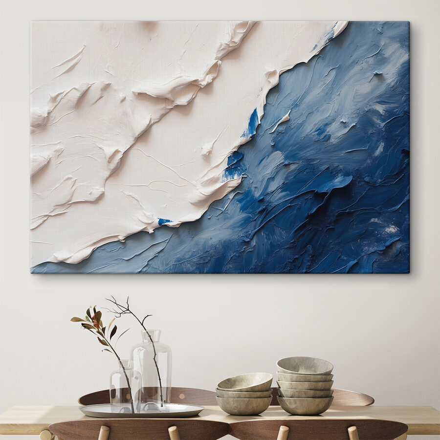 Gros plan sur une peinture Gros plan sur une peinture
