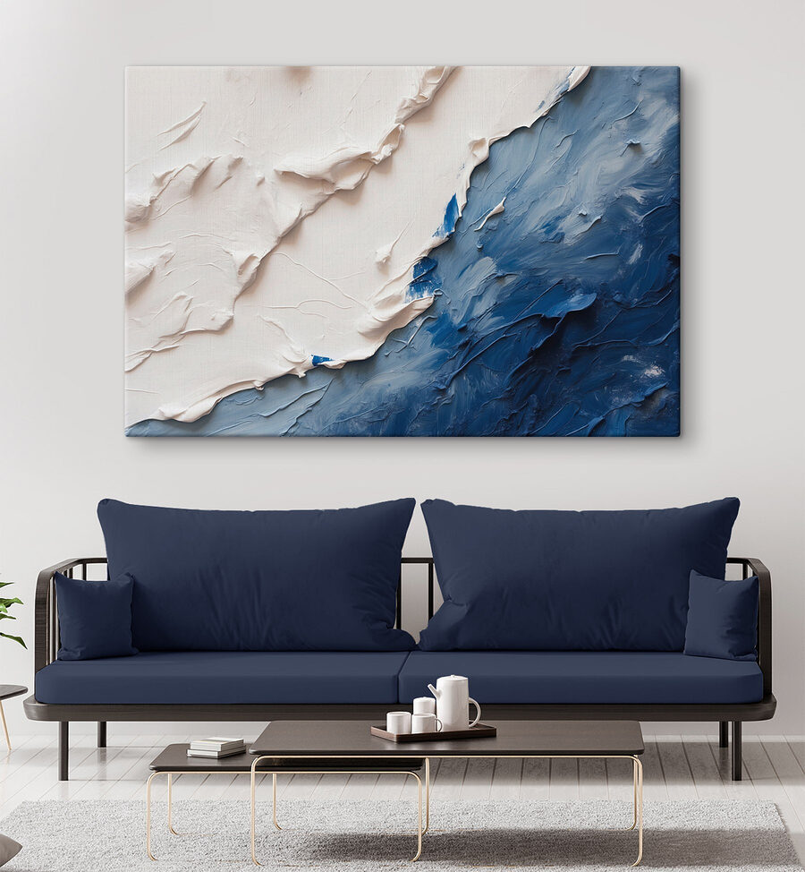 Gros plan sur une peinture Gros plan sur une peinture
