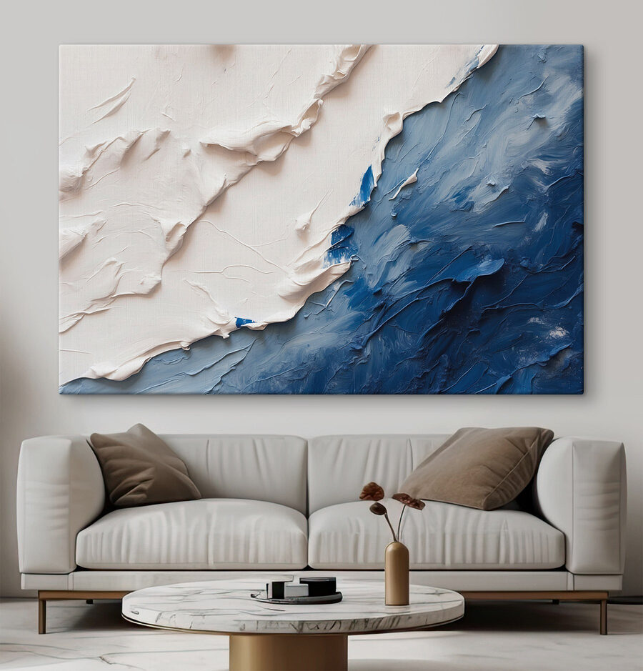 Gros plan sur une peinture Gros plan sur une peinture
