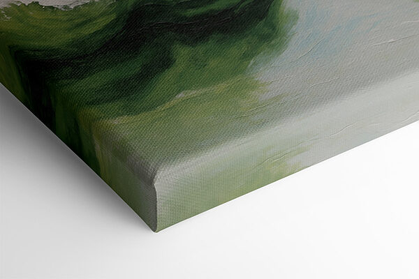 Peinture de vagues vertes et bleues Peinture de vagues vertes et bleues