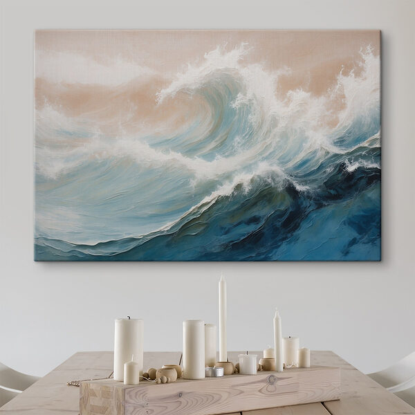 Grande vague dans l'océan Grande vague dans l'océan