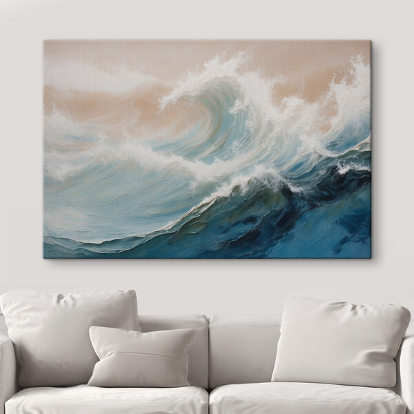 Grande vague dans l'océan Grande vague dans l'océan