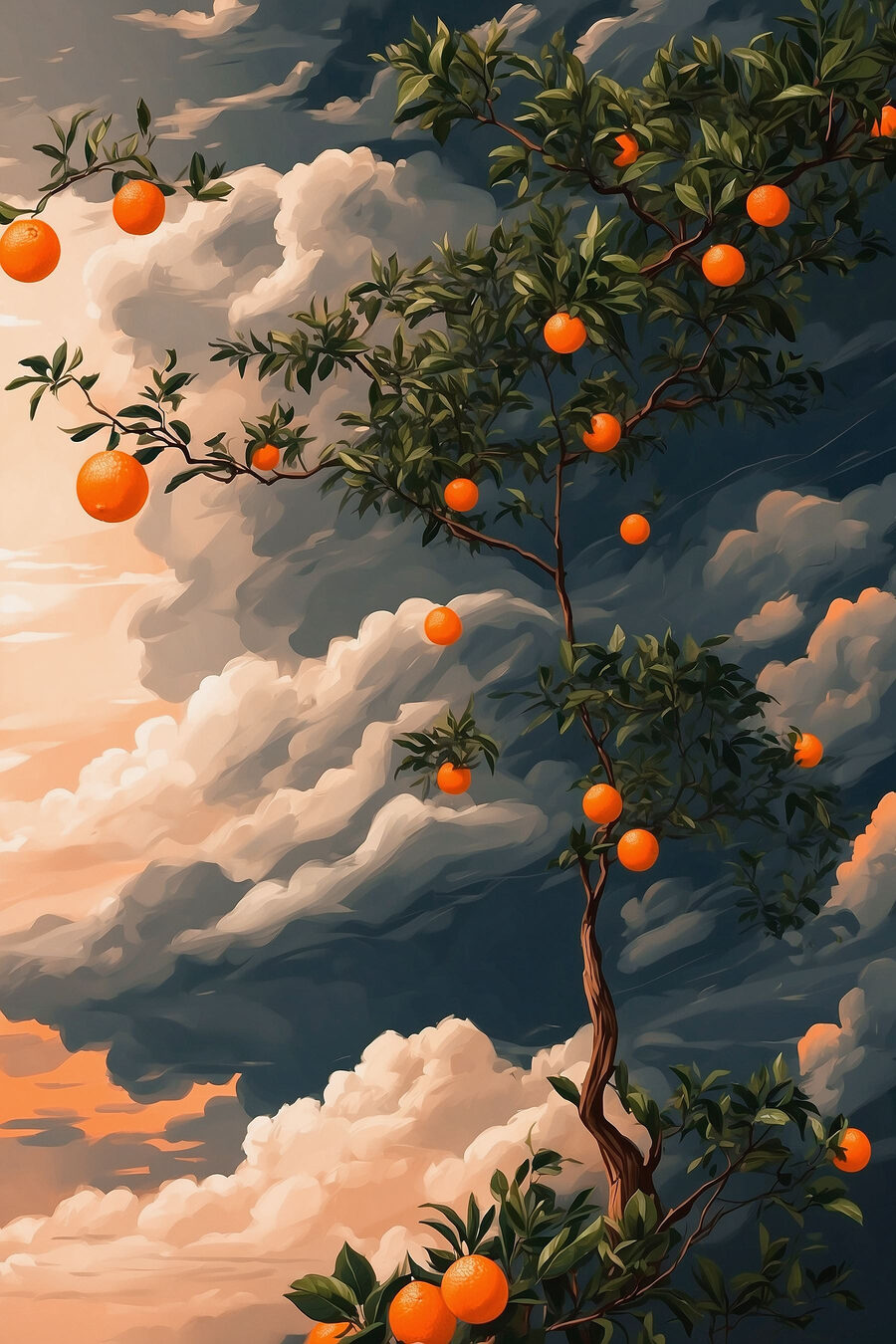 Arbre avec des oranges