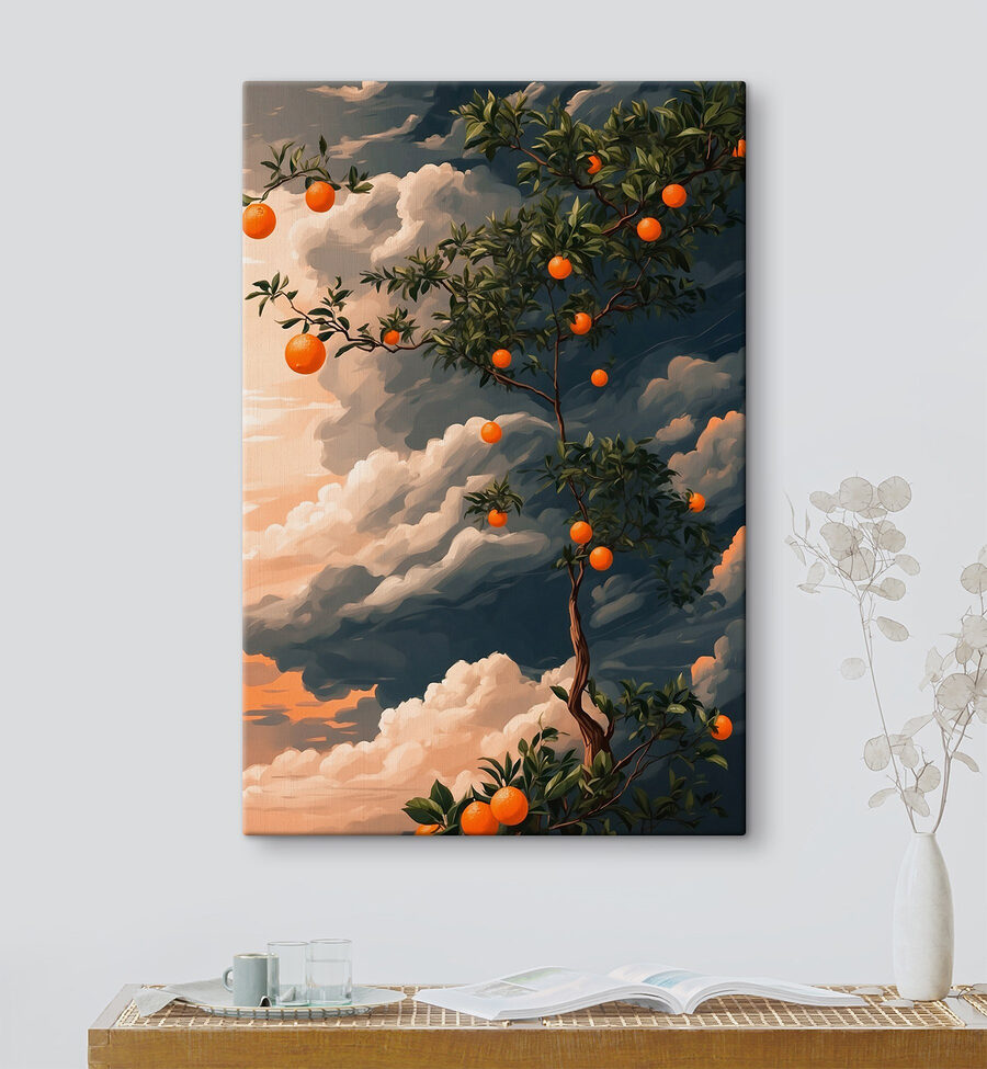 Arbre avec des oranges