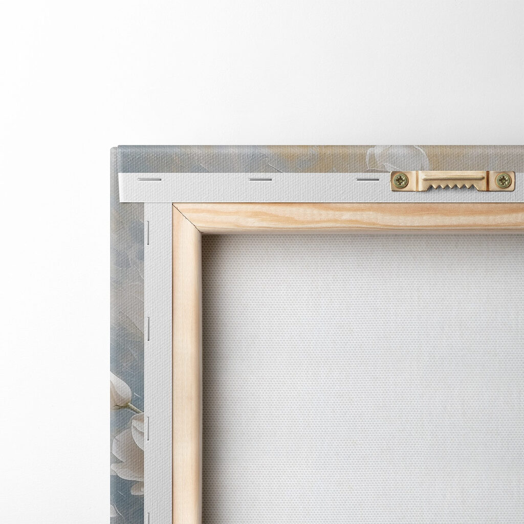 Painting of white flowers