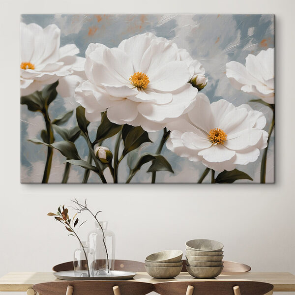Groupe de fleurs blanches Groupe de fleurs blanches