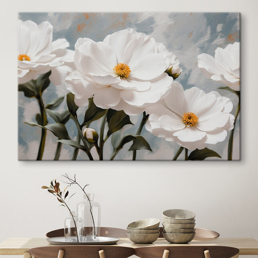 Groupe de fleurs blanches Groupe de fleurs blanches