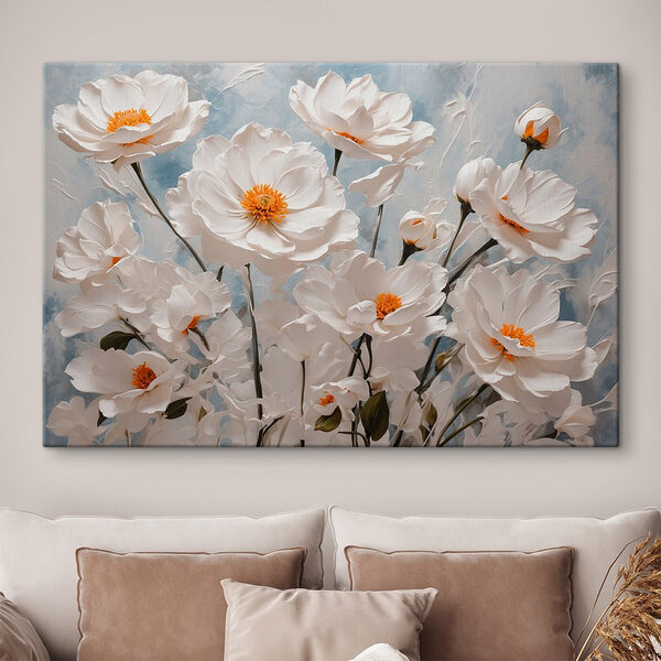 Groupe de fleurs blanches Groupe de fleurs blanches