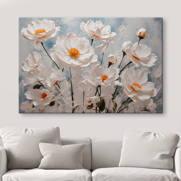 Groupe de fleurs blanches Groupe de fleurs blanches