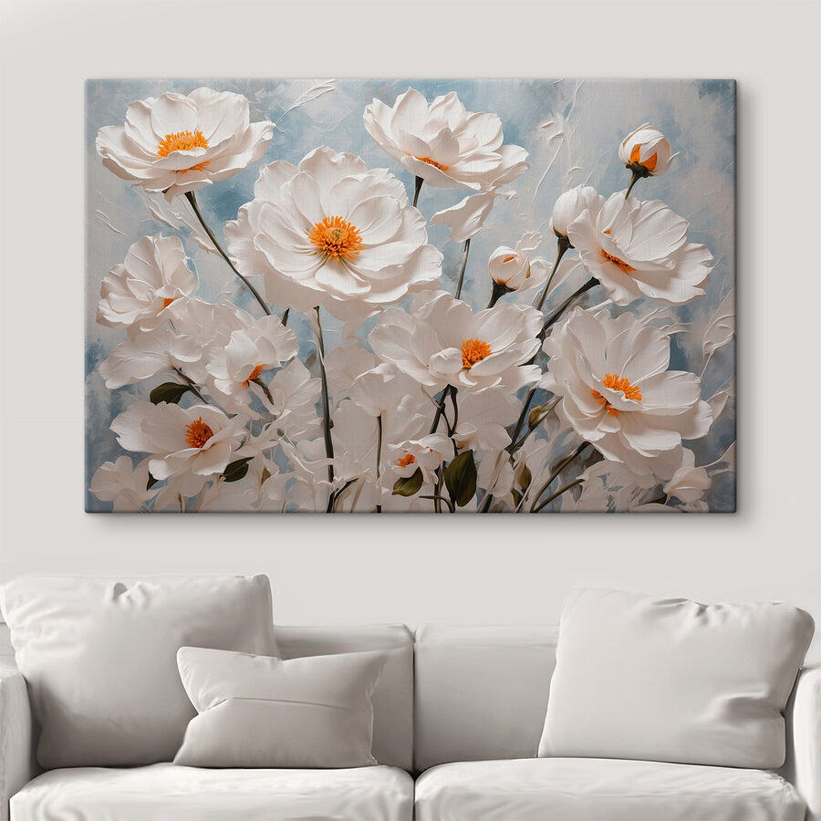 Groupe de fleurs blanches Groupe de fleurs blanches