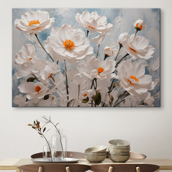 Groupe de fleurs blanches Groupe de fleurs blanches
