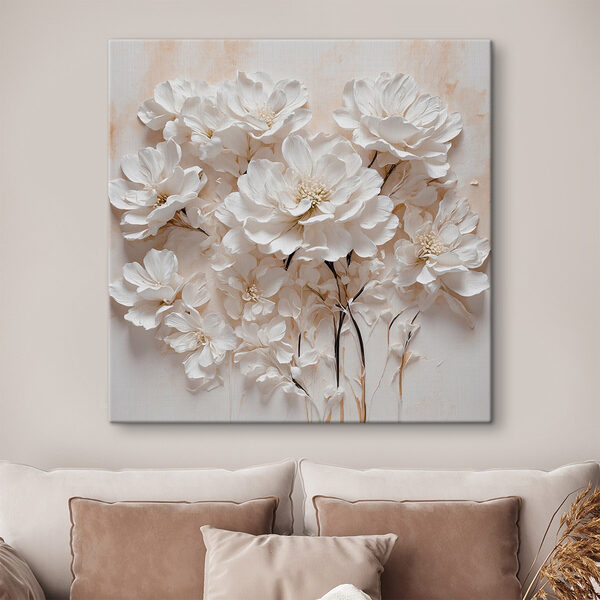 Groupe de fleurs blanches Groupe de fleurs blanches