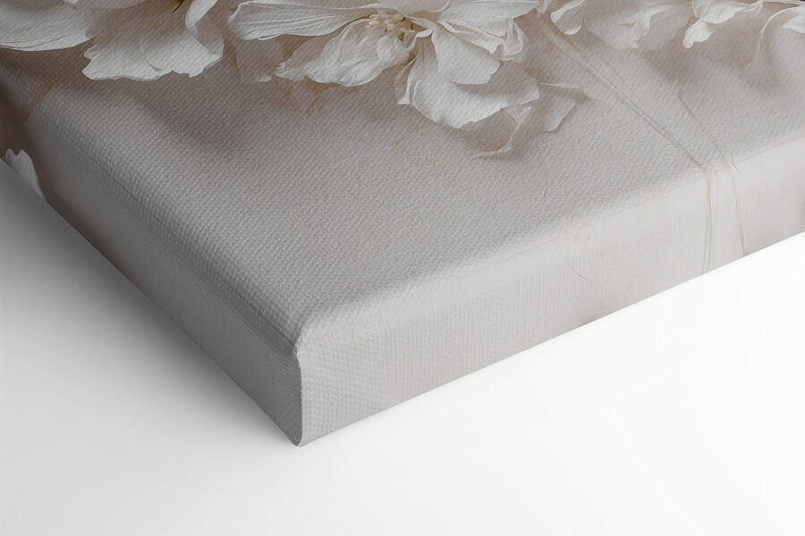 Groupe de fleurs blanches