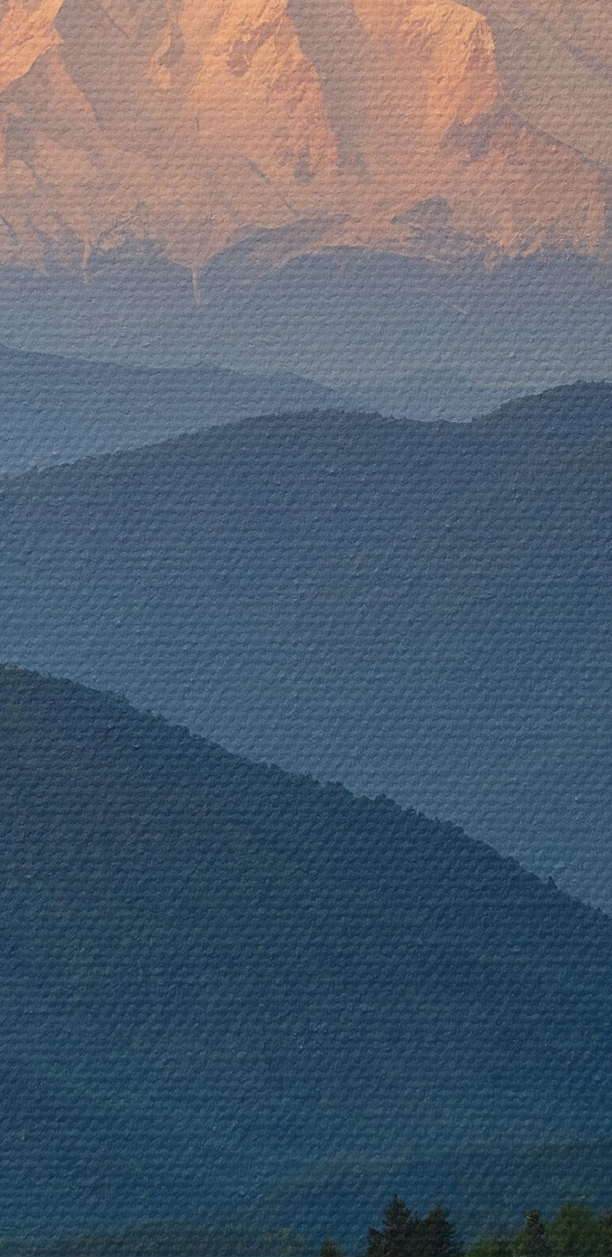 Montagne au loin