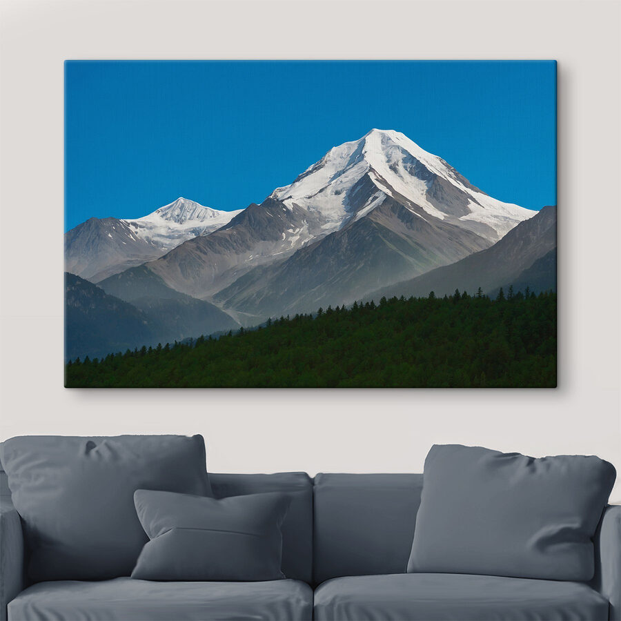 Montagne enneigée