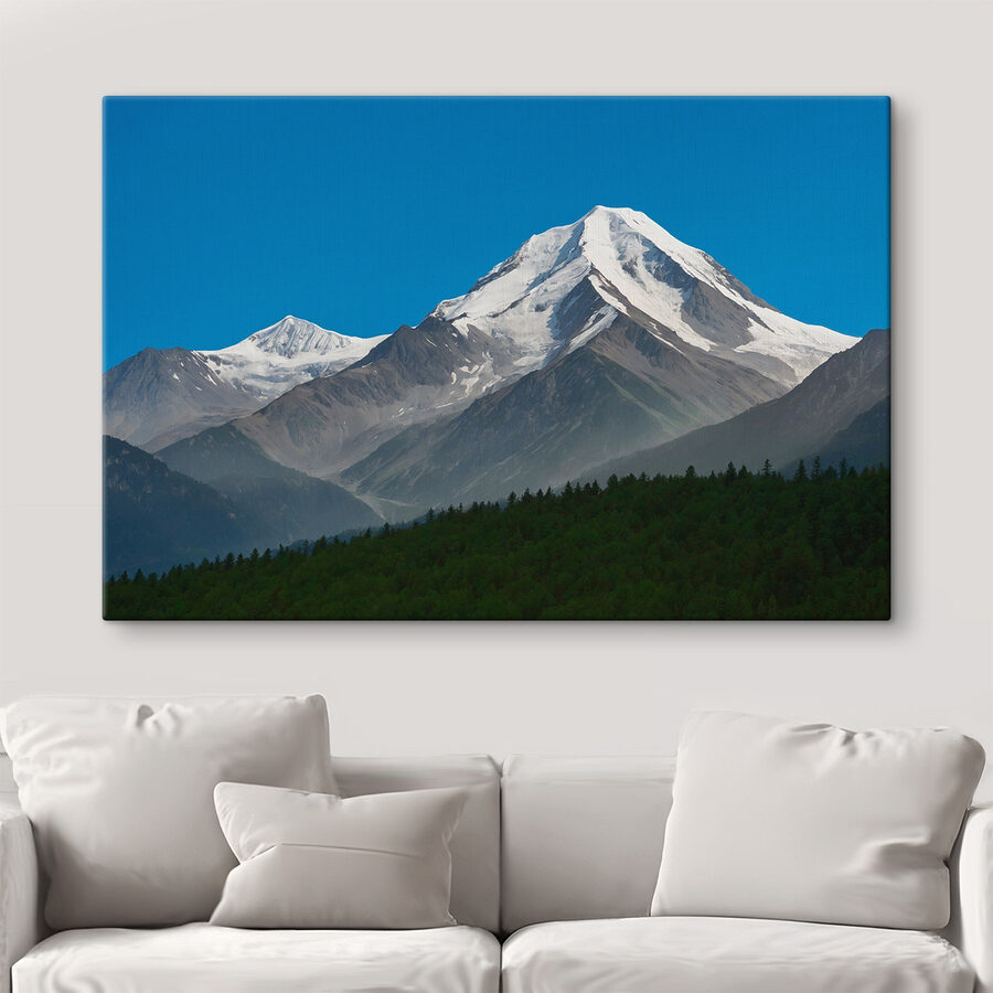 Montagne enneigée
