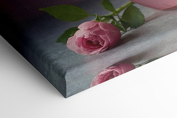 Vase avec fleurs roses Vase avec fleurs roses