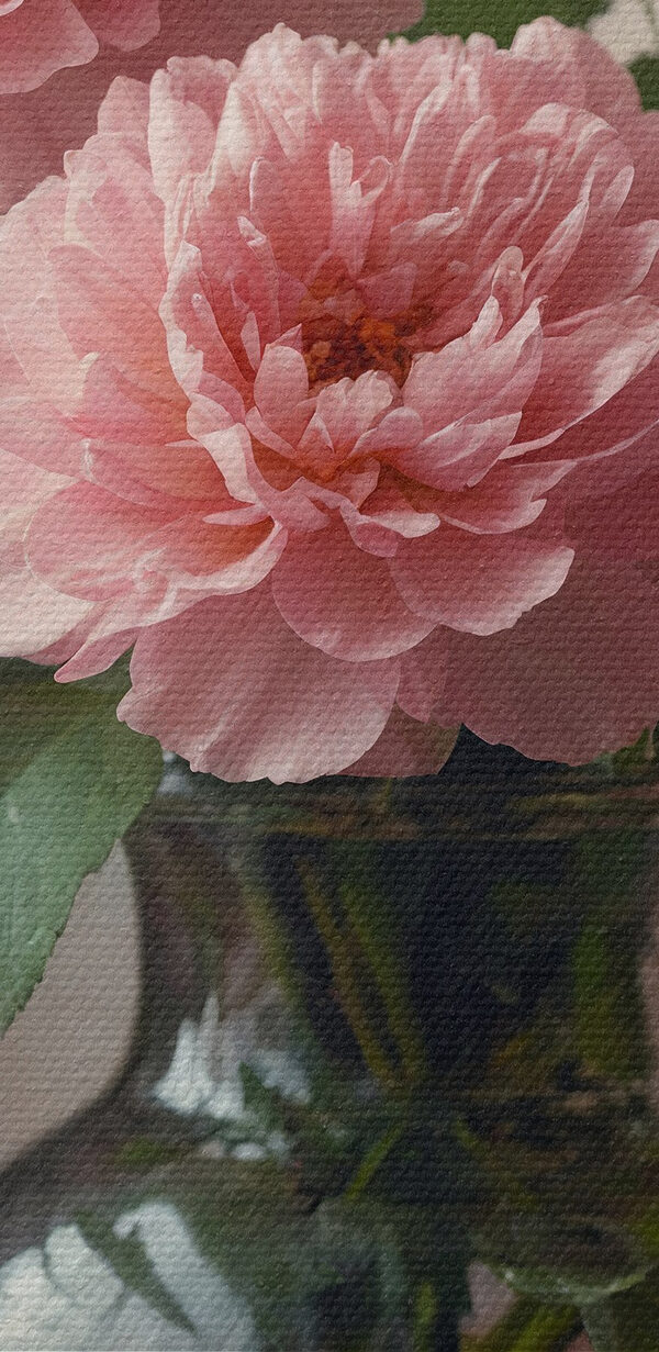 Vase avec fleurs roses Vase avec fleurs roses