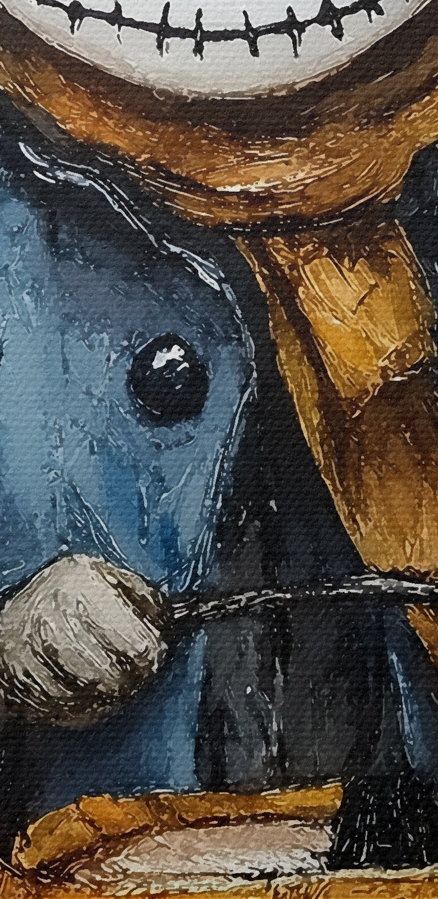 Peinture d'une personne portant un vêtement