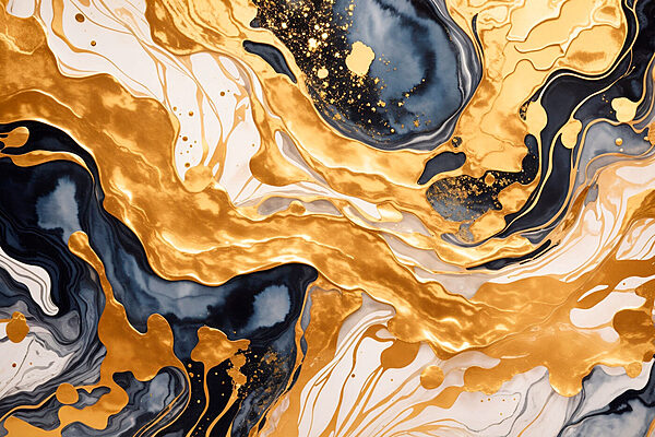 Gros plan sur une peinture Gros plan sur une peinture