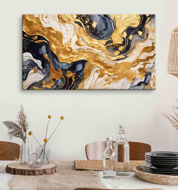 Gros plan sur une peinture Gros plan sur une peinture