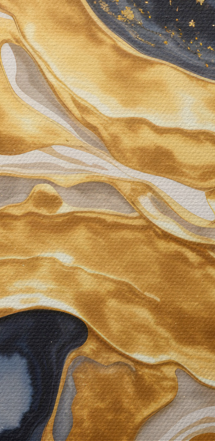 Gros plan sur une peinture Gros plan sur une peinture