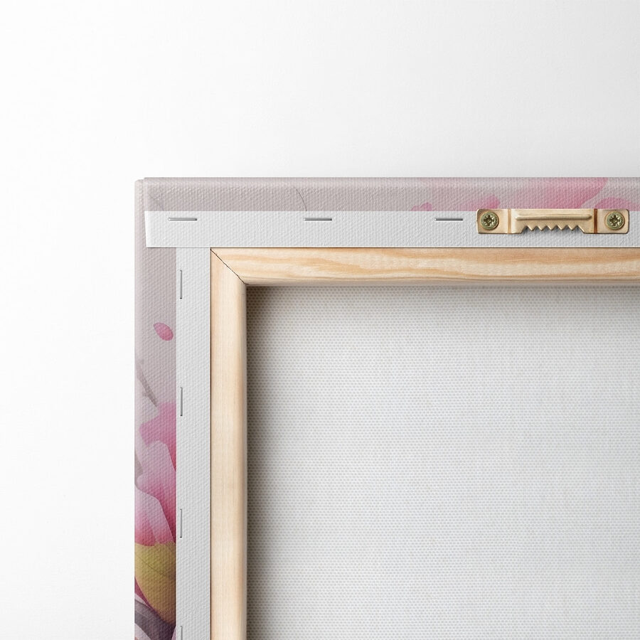 Tableaux Peinture de fleurs roses – Image 5