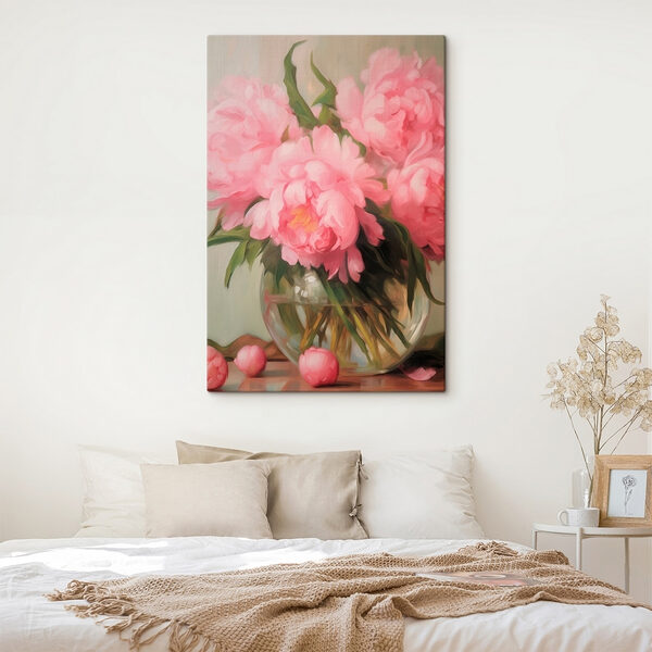 Vase de fleurs roses Vase de fleurs roses