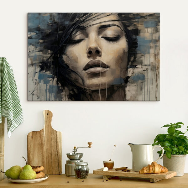 Peinture d'un visage de femme Peinture d'un visage de femme