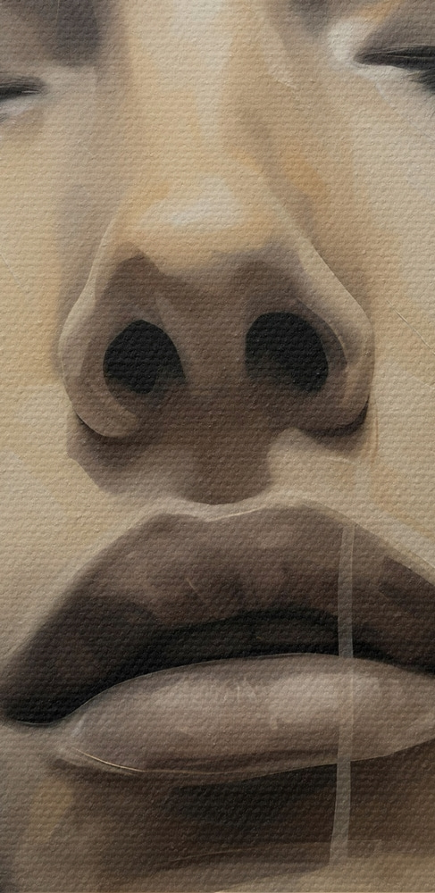 Peinture d'un visage de femme Peinture d'un visage de femme